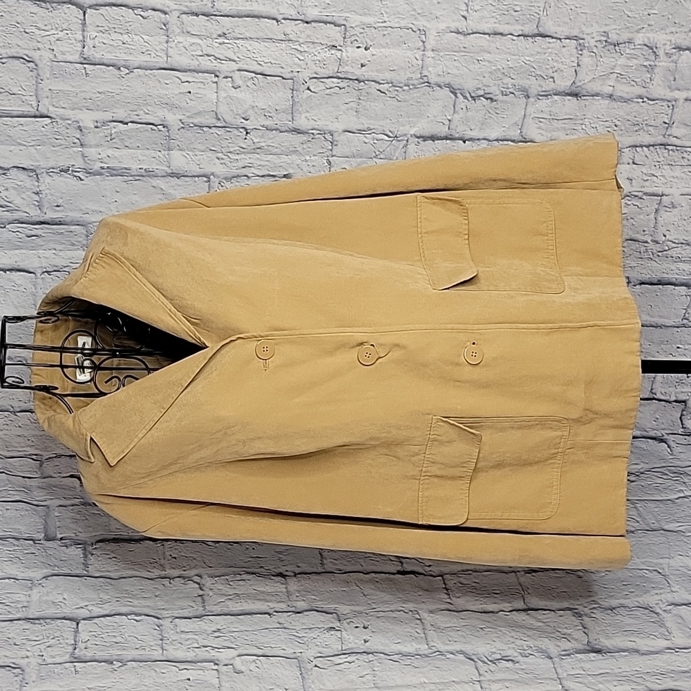 JUDITH HART Faux‎ Suede Tan Jacket 16W